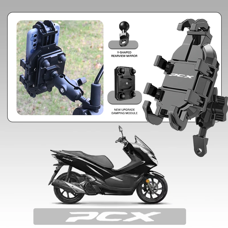 High-Grade Mobile Phone Holder GPS Stand Bracket Motorcycle Accessories For PCX HONDA PCX125 PCX150 PCX 125 150 ADV150 ADV
High-Grade Mobile Phone Holder GPS Stand Bracket Motorcycle Accessories For PCX HONDA PCX125 PCX150 PCX 125 150 ADV150 ADV