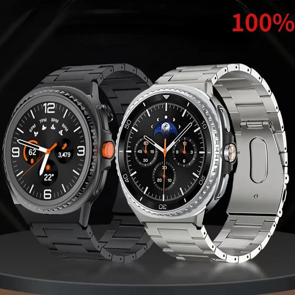 Титановый металлический ремешок для Samsung Galaxy Watch Ultra 2025 Light из нержавеющей стали Galaxy Watch 8 40 мм 44 мм классический браслет 46 мм
Титановый металлический ремешок для Samsung Galaxy Watch Ultra 2025 Light из нержавеющей стали Galaxy Watch 8 40 мм 44 мм классический браслет 46 мм