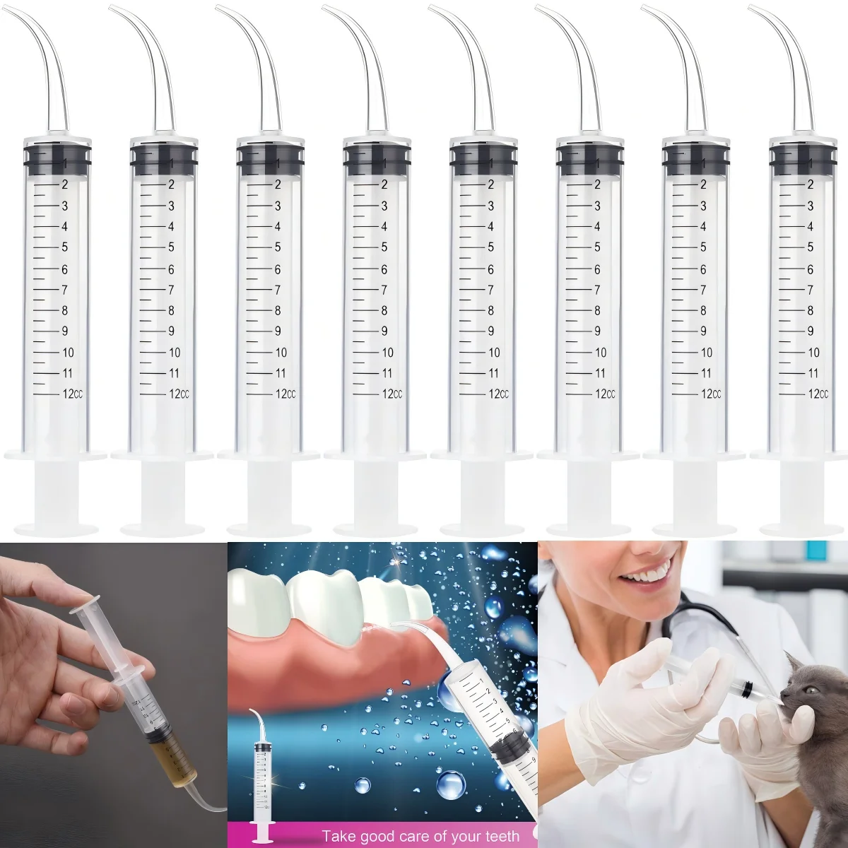 12ml Pet Feeding Syringe Curved Mouth Syringe Small Animal Liquid Syringe Feeding Device Supplies
12ml Pet Feeding Syringe Curved Mouth Syringe Small Animal Liquid Syringe Feeding Device Supplies