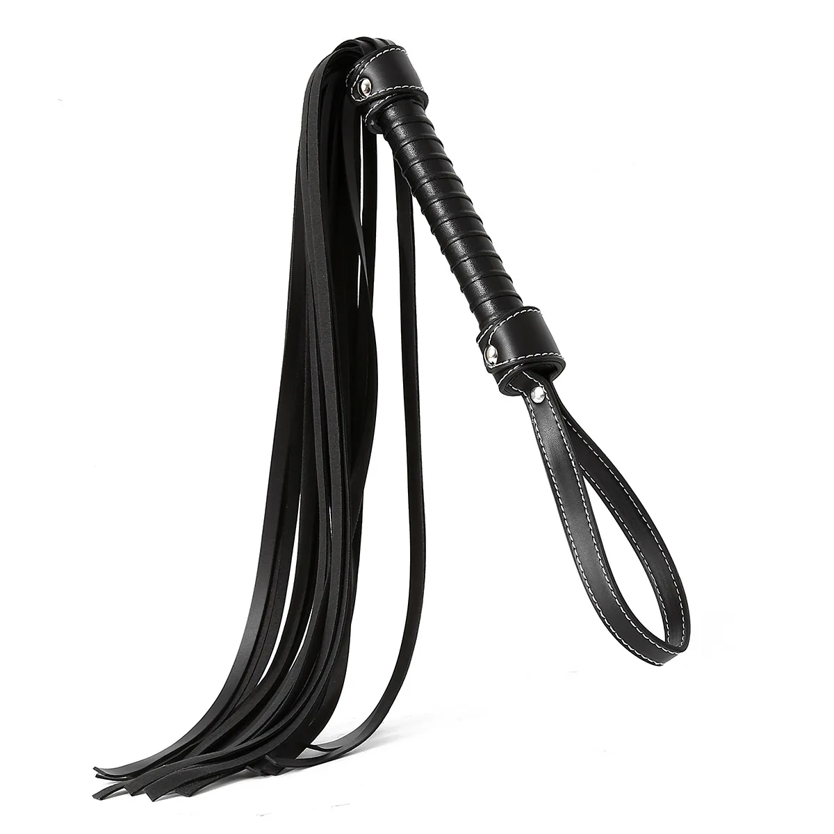 21" Black Leather Bull Whip Covered Handle Wrist Strap Heavy Duty Hand Crafted Whip
21" Black Leather Bull Whip Covered Handle Wrist Strap Heavy Duty Hand Crafted Whip