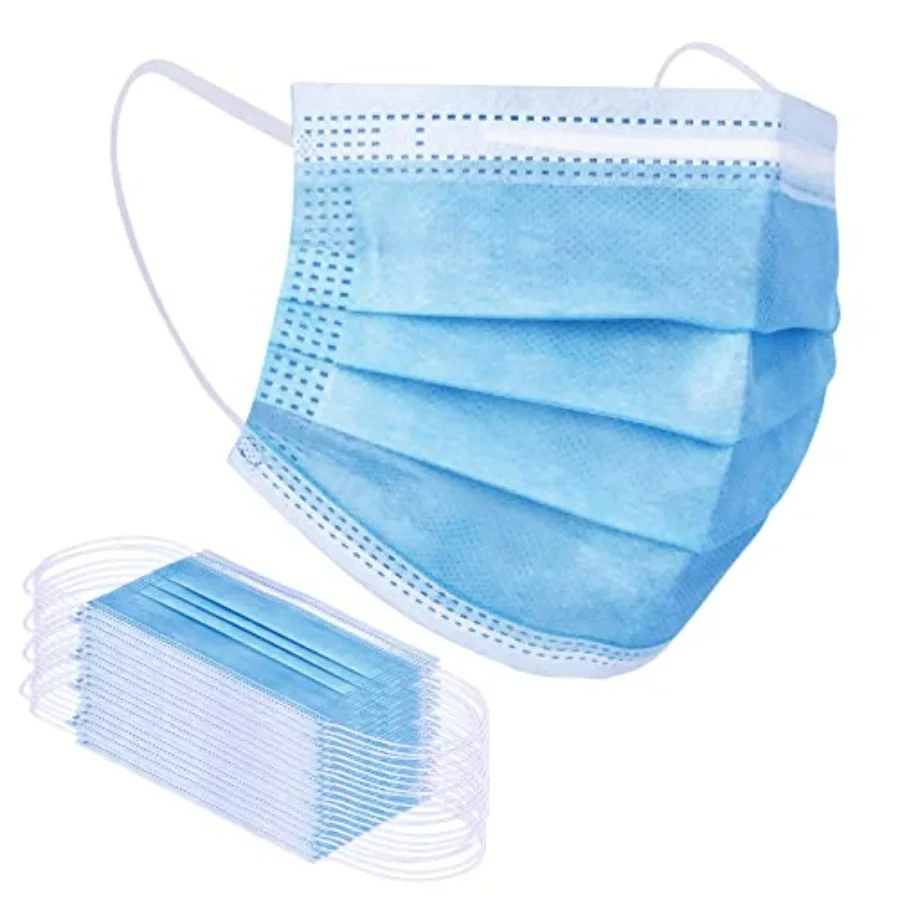 Blue Disposable Face Mask 100 Pcs Blue Face Masks 3 Ply Protection Masks
Blue Disposable Face Mask 100 Pcs Blue Face Masks 3 Ply Protection Masks