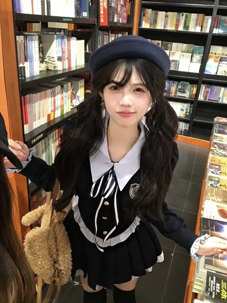 Korean American Style Sweet And Spicy Women's Dress Set Spring Autumn Hot Girl Cute Outfit Fake Two-Piece Skirt
Korean American Style Sweet And Spicy Women's Dress Set Spring Autumn Hot Girl Cute Outfit Fake Two-Piece Skirt