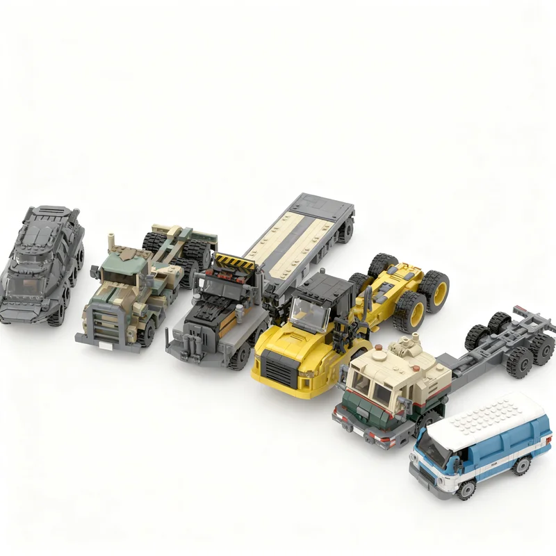 4549PCS MOC City Champions Super Car Snowrunner 6 Trucks Pack Model Technology DIY Assembly Building Blocks Display Gift Home
4549PCS MOC City Champions Super Car Snowrunner 6 Trucks Pack Model Technology DIY Assembly Building Blocks Display Gift Home