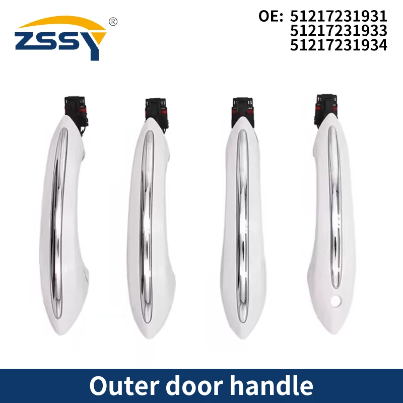 4 PCS Outer Outside Exterior Comfort Access Door Handle Set For BMW 5 6 7 Series F07 F10 F11 F06 F12 F13 F01 F02 51217231931
4 PCS Outer Outside Exterior Comfort Access Door Handle Set For BMW 5 6 7 Series F07 F10 F11 F06 F12 F13 F01 F02 51217231931