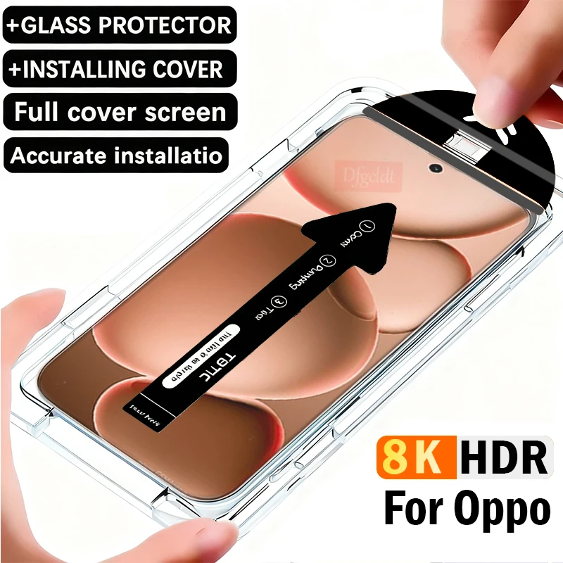 8K Dust Free Auto Installation Screen Protector for Oppo Find X9 Pro X8 Ultra X8s+ X8 X5 X3 Lite HD Protective Tempered Glass
8K Dust Free Auto Installation Screen Protector for Oppo Find X9 Pro X8 Ultra X8s+ X8 X5 X3 Lite HD Protective Tempered Glass