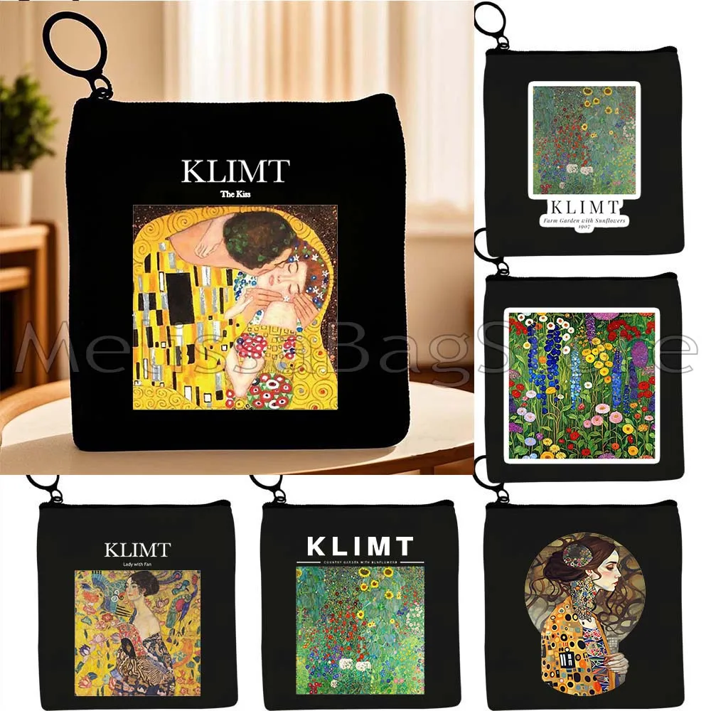 Klimt Style Cute Gifts Flower Garden Gustav Klimt Flowers with Gold Klimt Sunflowers Canvas Key Coin Purse Cute Bag Wallet Pouch
Klimt Style Cute Gifts Flower Garden Gustav Klimt Flowers with Gold Klimt Sunflowers Canvas Key Coin Purse Cute Bag Wallet Pouch