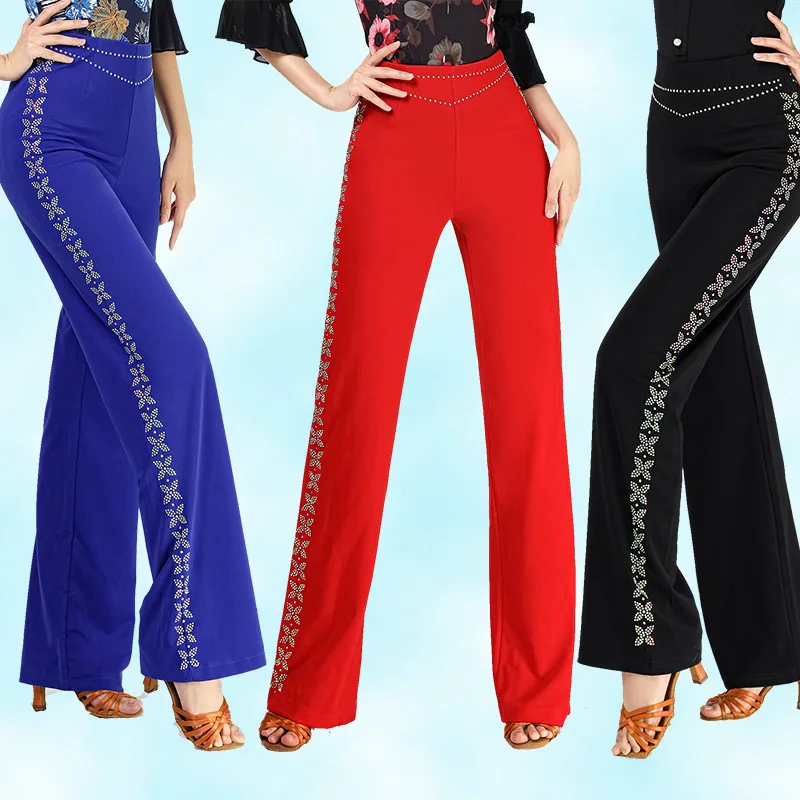 Modern Dance Women's Pants New High Waist Wide-leg Pants Latin Dance Gitba Dance Pants Dance Social Dance Pants
Modern Dance Women's Pants New High Waist Wide-leg Pants Latin Dance Gitba Dance Pants Dance Social Dance Pants