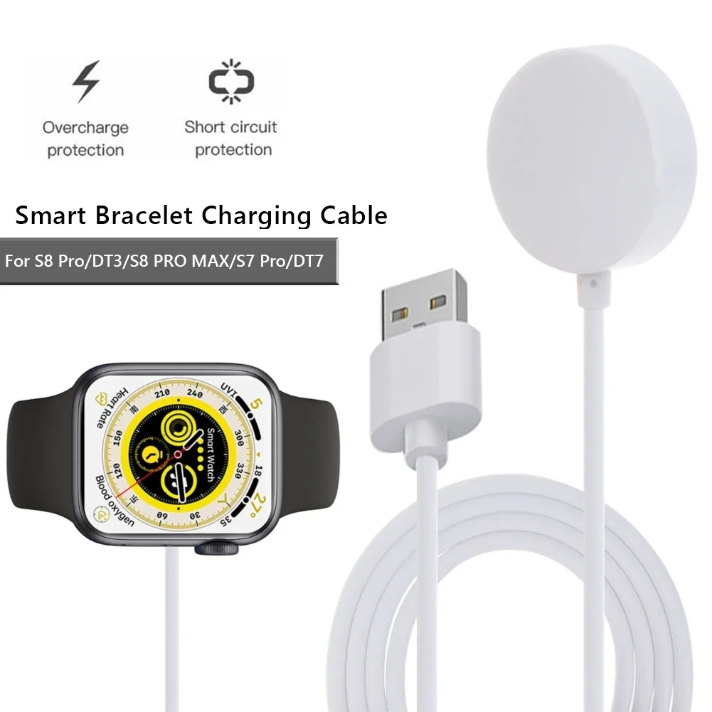 Беспроводное магнитное зарядное устройство USB 5 В, замена для умных часов, зарядная док-станция для S8 Pro/8 PRO MAX/DT7/DT7 MAX/DT700/DT3 Pro
Беспроводное магнитное зарядное устройство USB 5 В, замена для умных часов, зарядная док-станция для S8 Pro/8 PRO MAX/DT7/DT7 MAX/DT700/DT3 Pro