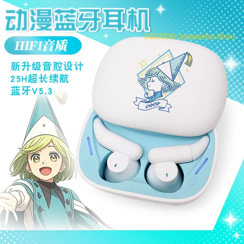 Anime Witch Hat Atelier Coco Tetia Richeh Agott Earhook Bluetooth Headset Cartoon Earphone Pendant Birthday Gift Cosplay
Anime Witch Hat Atelier Coco Tetia Richeh Agott Earhook Bluetooth Headset Cartoon Earphone Pendant Birthday Gift Cosplay
