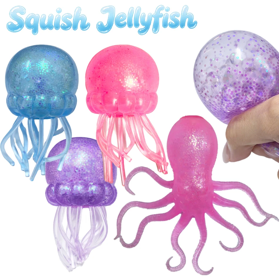 Trending Jellyfish & Cube Squish Toy, Soft Push Bubble Squeeze Stress Relief Fidget Toy, Sensory NeeDoh for Kids & Adults
Trending Jellyfish & Cube Squish Toy, Soft Push Bubble Squeeze Stress Relief Fidget Toy, Sensory NeeDoh for Kids & Adults