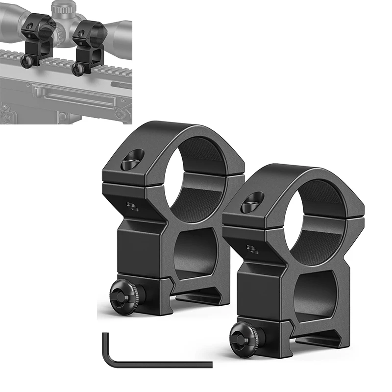 CVLIFE Rifle Scope Rings Optics Riflescope Mount 2 Pcs Medium Profile Aluminum 1 inch Diameter Mounts for Picatinny Rails
CVLIFE Rifle Scope Rings Optics Riflescope Mount 2 Pcs Medium Profile Aluminum 1 inch Diameter Mounts for Picatinny Rails