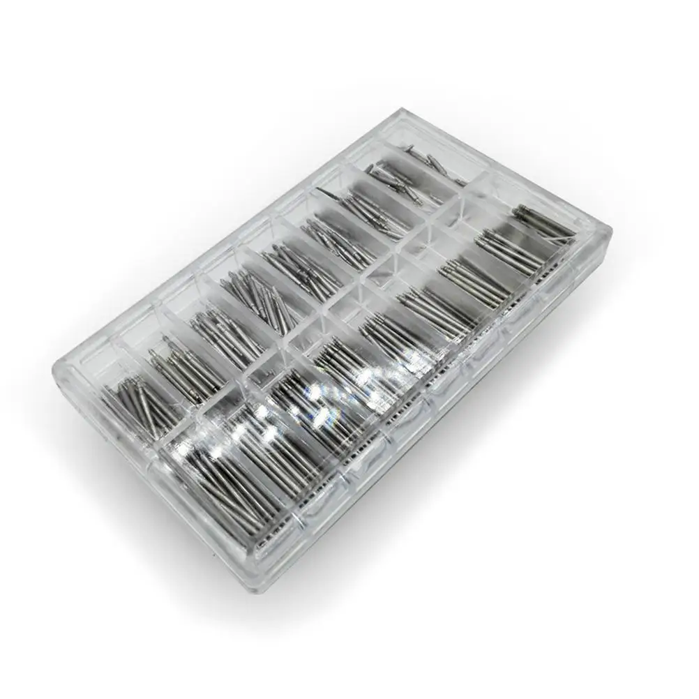 360pcs Spring 6-23mm Stainless Steel Double Flange Watch Band Link Pins Watch Band Spring Bars Remover Repair Tool Ear Needle
360pcs Spring 6-23mm Stainless Steel Double Flange Watch Band Link Pins Watch Band Spring Bars Remover Repair Tool Ear Needle
