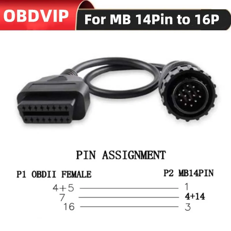 Автомобильный кабель Obd2 для BENZ SPRINTER 14PIN. Подходит для 14-контактного соединительного кабеля Mercedes-Benz.
Автомобильный кабель Obd2 для BENZ SPRINTER 14PIN. Подходит для 14-контактного соединительного кабеля Mercedes-Benz.