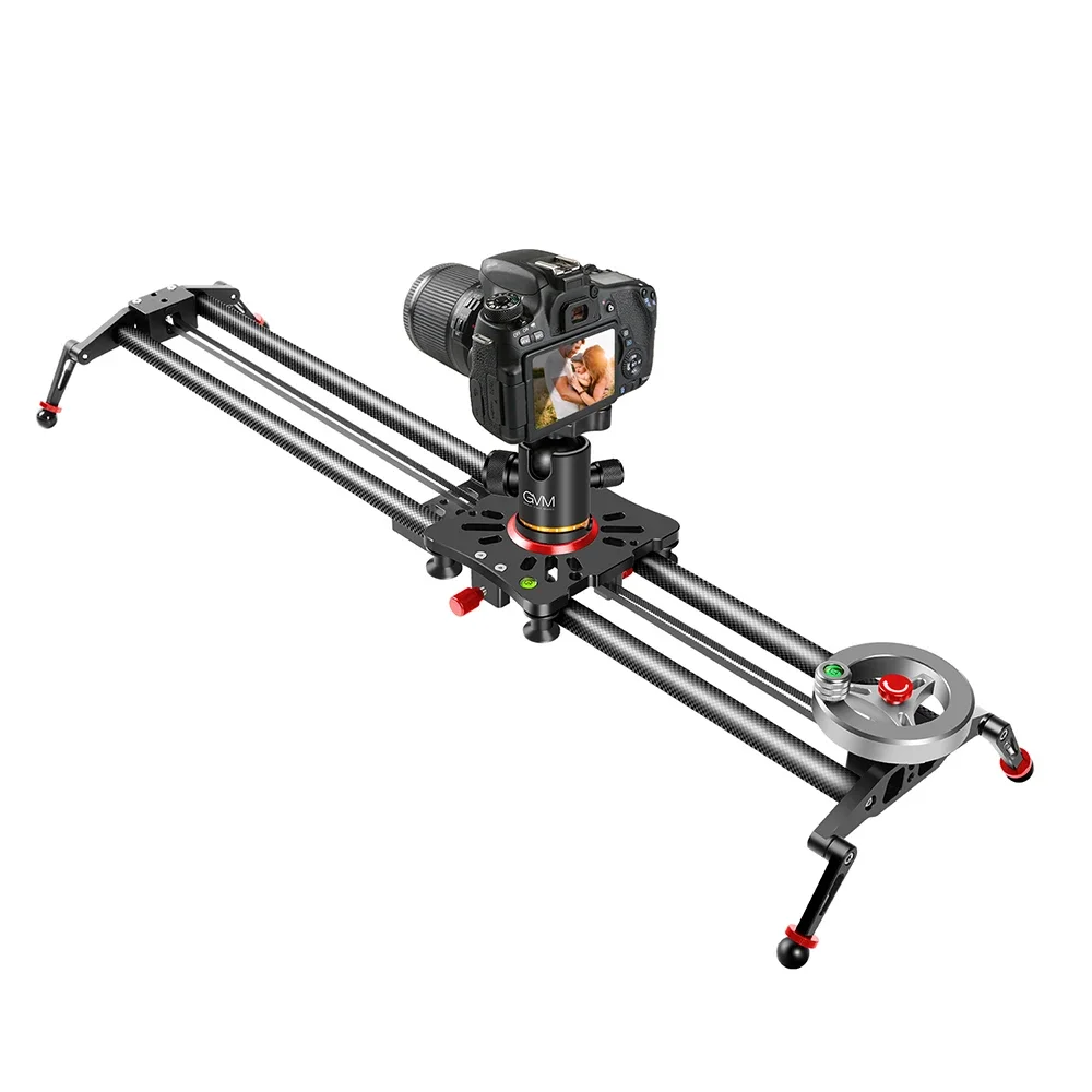 GVM GP-80FW 33inch Carbon Fiber Camera Slider With Flywheel For Video Camera/Action Camera/Micro Unit/ Mobile Phone
GVM GP-80FW 33inch Carbon Fiber Camera Slider With Flywheel For Video Camera/Action Camera/Micro Unit/ Mobile Phone