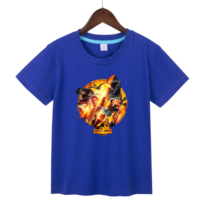 Jurassic World Dominion Baby Boys Girls T Shirt Tops Summer Fashion Children Clothes Tee Short Sleeve Kids T-shirt
Jurassic World Dominion Baby Boys Girls T Shirt Tops Summer Fashion Children Clothes Tee Short Sleeve Kids T-shirt