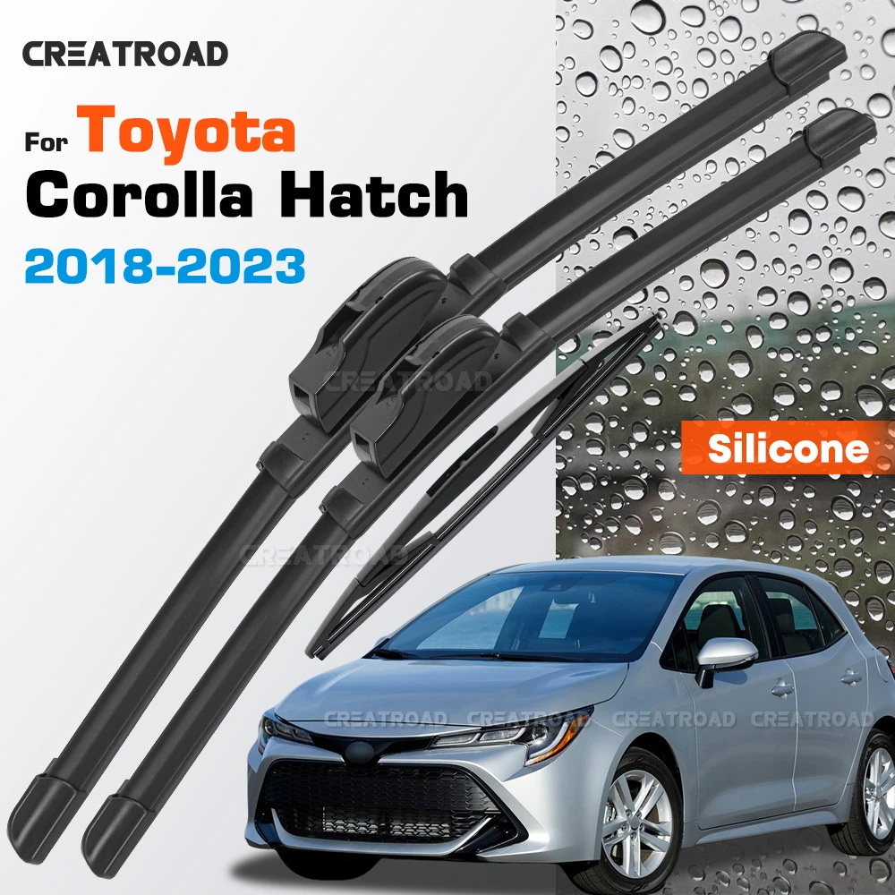 Silicone Wiper Blades Fit For Toyota Corolla Hatch 2018-2023 Coated Silent HD Wear-Resistant Windshield Wipers 28"+14"+12"
Silicone Wiper Blades Fit For Toyota Corolla Hatch 2018-2023 Coated Silent HD Wear-Resistant Windshield Wipers 28"+14"+12"