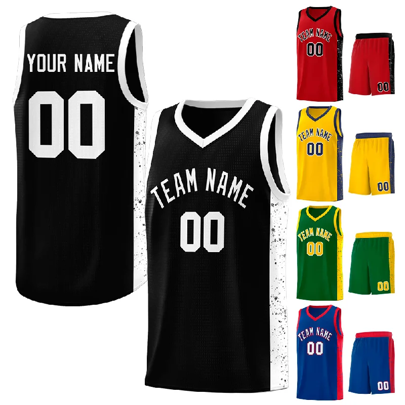 Custom Basketball Jerseys Bulk Team Lightweight Breathable Polyester Mesh Sets Custom Splash Design Sportswear Unisex
Custom Basketball Jerseys Bulk Team Lightweight Breathable Polyester Mesh Sets Custom Splash Design Sportswear Unisex
