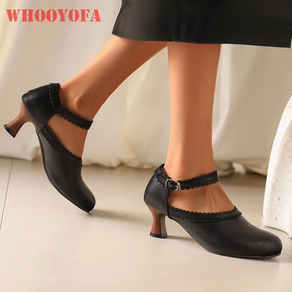 2025 Spring New Elegant Black Brown Women Pumps Round Toe High Heels Lady Casual Shoes Plus Small Big Size 32 42 45 50
2025 Spring New Elegant Black Brown Women Pumps Round Toe High Heels Lady Casual Shoes Plus Small Big Size 32 42 45 50
