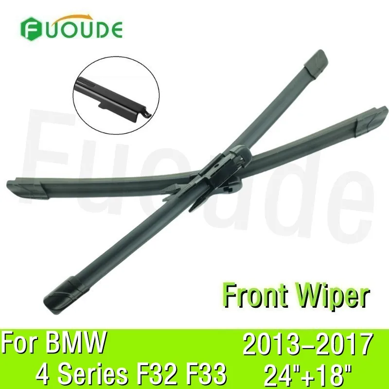 Wiper Blade For BMW 4 Series F32 F33 F36 24"+18" Car Windshield Windscreen Rubber 2013 2014 2015 2016 2017
Wiper Blade For BMW 4 Series F32 F33 F36 24"+18" Car Windshield Windscreen Rubber 2013 2014 2015 2016 2017
