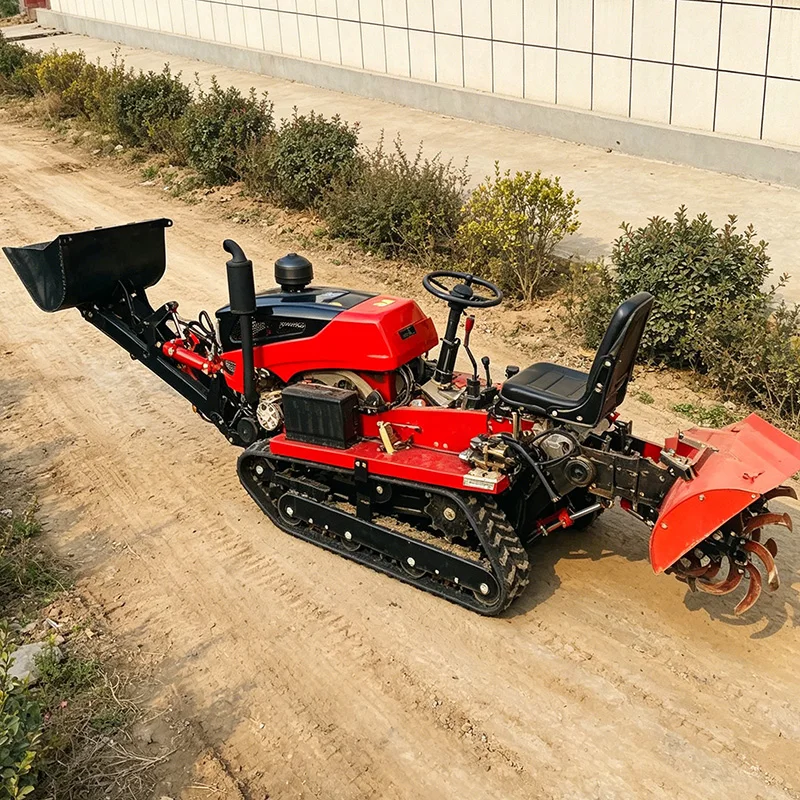 Customized Best-selling Tracked Rotary Tractor of 2026, Durable Farm Land Preparation Machine,Small Deep-tillage Mini Cultivator
Customized Best-selling Tracked Rotary Tractor of 2026, Durable Farm Land Preparation Machine,Small Deep-tillage Mini Cultivator