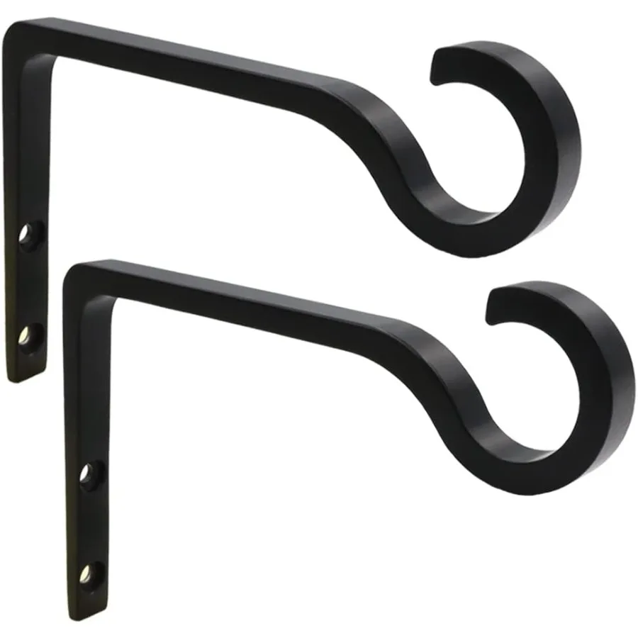 Hanging Plant Bracket 6inch Metal Plant Hook Shepherds Hook Drative Wall Plant Hanger for Hanging Lanterns Bird Feeder Flower B
Hanging Plant Bracket 6inch Metal Plant Hook Shepherds Hook Drative Wall Plant Hanger for Hanging Lanterns Bird Feeder Flower B
