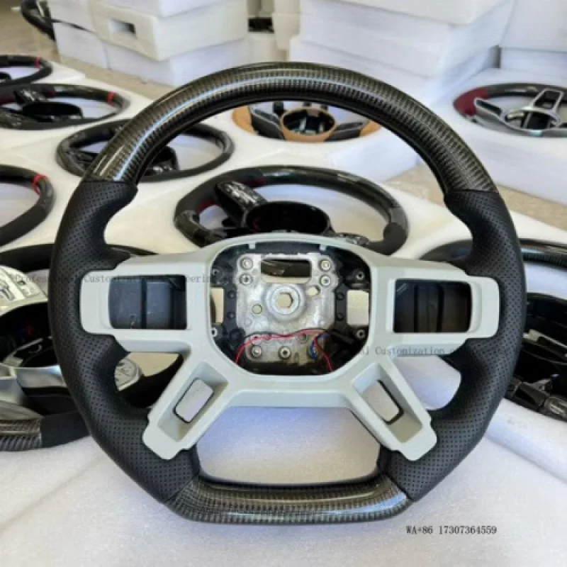 Suitable for Land Defender version carbon fiber steering wheel modification, Range Rover Evoque, Discovery Sport ste
Suitable for Land Defender version carbon fiber steering wheel modification, Range Rover Evoque, Discovery Sport ste