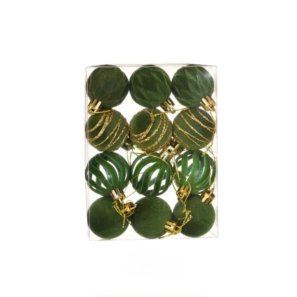 12pcs/Set 4CM Christmas Ball Ornaments Velvet Sparkling Christmas Tree Props Flocking Plastic Xmas Window Decor Holiday Season
12pcs/Set 4CM Christmas Ball Ornaments Velvet Sparkling Christmas Tree Props Flocking Plastic Xmas Window Decor Holiday Season