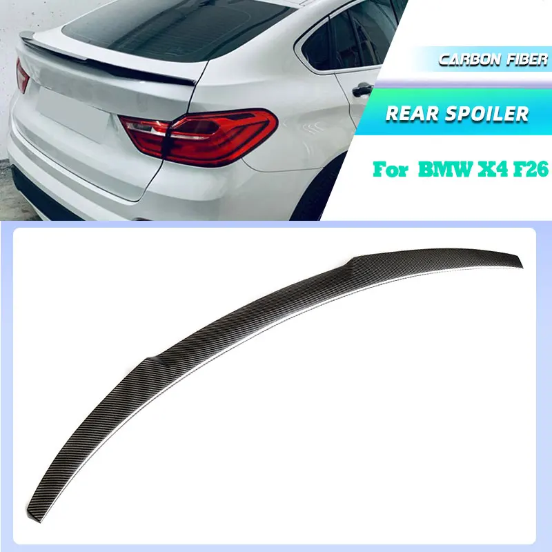 Full Carbon Fiber Car Rear Trunk Spoiler Wings for BMW X4 F26 2014-2017 Racing Rear Spoiler Boot Wing Lip Sticker Body Kit
Full Carbon Fiber Car Rear Trunk Spoiler Wings for BMW X4 F26 2014-2017 Racing Rear Spoiler Boot Wing Lip Sticker Body Kit