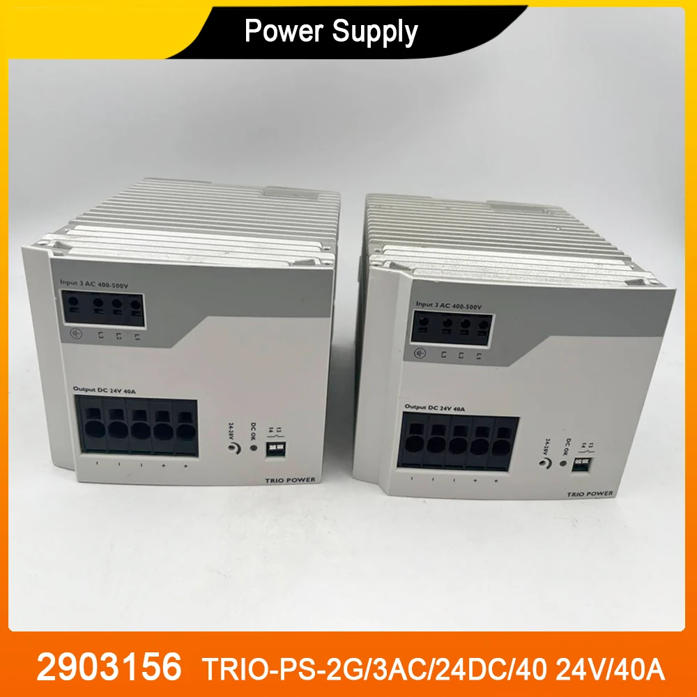 1 шт. для трехфазного импульсного источника питания Phoenix 2903156 TRIO-PS-2G/3AC/24DC/40 24В/40А
1 шт. для трехфазного импульсного источника питания Phoenix 2903156 TRIO-PS-2G/3AC/24DC/40 24В/40А