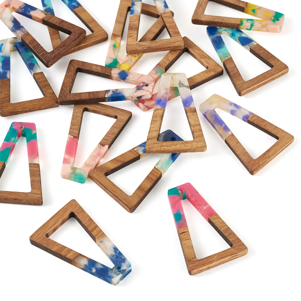 1 Bag Wood Resin Walnut Geometric Pendant Colorful Imition Flower Petal Foil for Necklace Earring DIY Jewlery Making Accessories
1 Bag Wood Resin Walnut Geometric Pendant Colorful Imition Flower Petal Foil for Necklace Earring DIY Jewlery Making Accessories