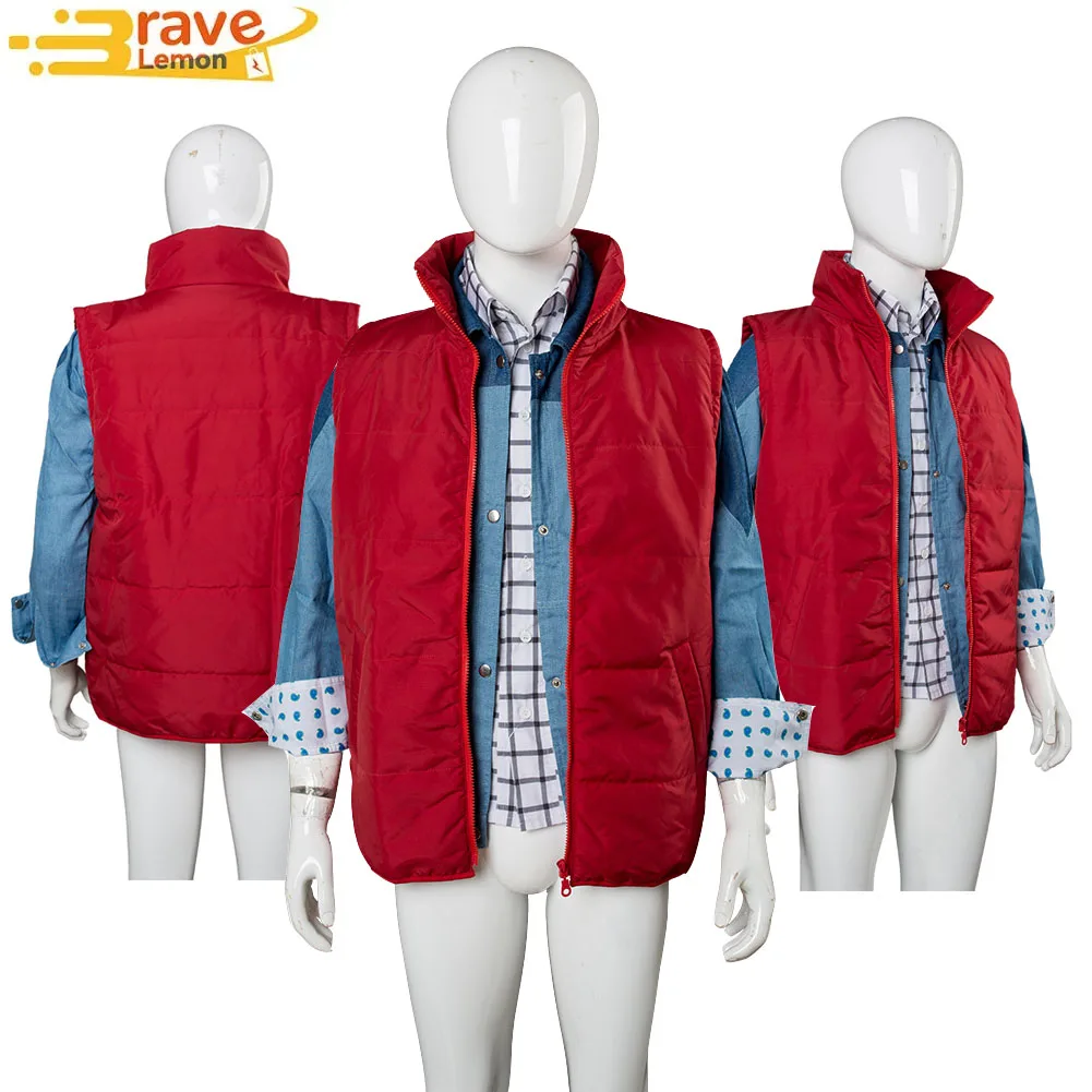 Костюм Марти из фильма «Назад в будущее» для косплея, мужской фэнтезийный жилет, рубашка, верхняя одежда, наряд для ролевых игр для взрослых, карнавальный костюм для Хэллоуина и вечеринок
Костюм Марти из фильма «Назад в будущее» для косплея, мужской фэнтезийный жилет, рубашка, верхняя одежда, наряд для ролевых игр для взрослых, карнавальный костюм для Хэллоуина и вечеринок