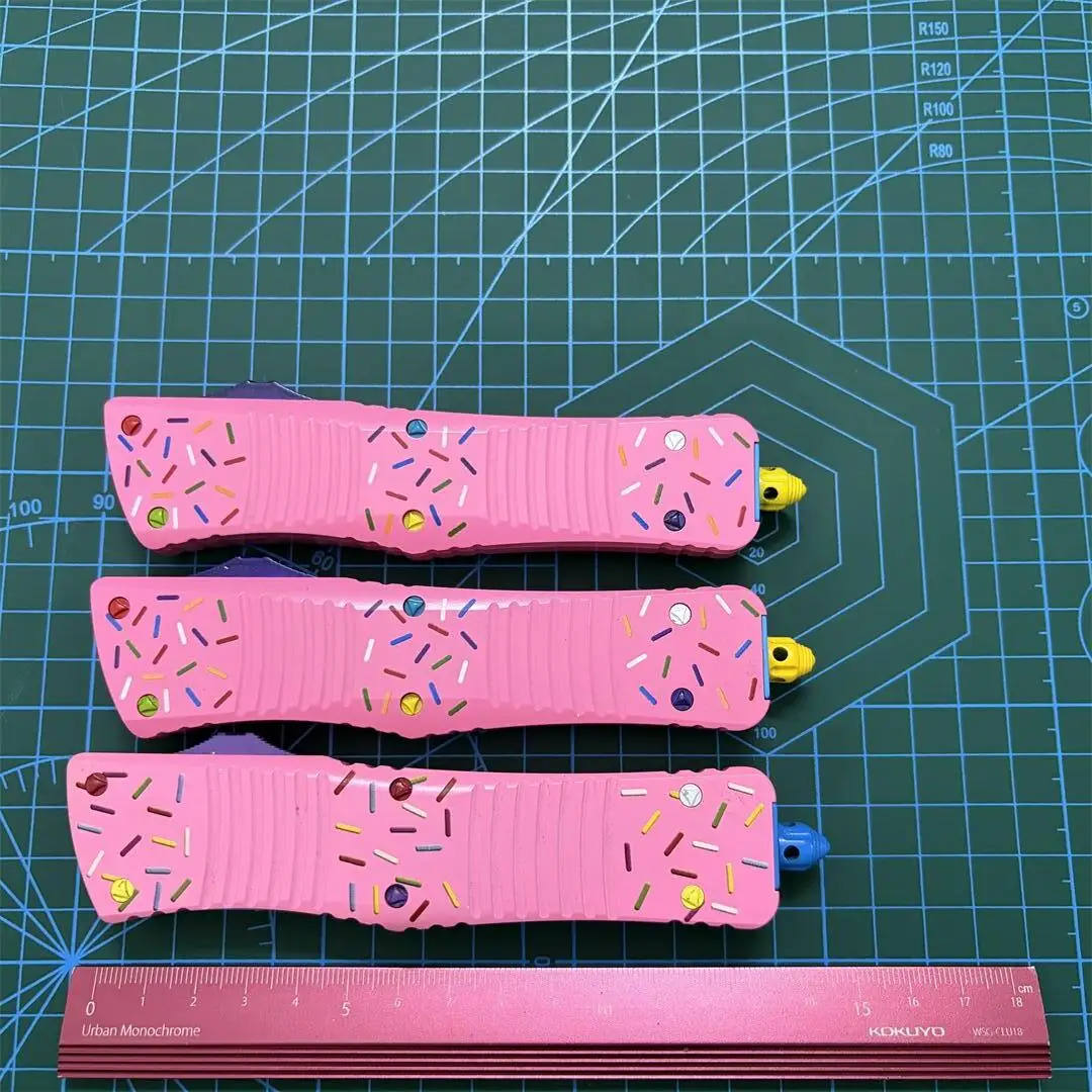 ANZ-Store Donut-Comb Knife 3.77" D2 Blade, Aluminum Alloy Pink Handles
ANZ-Store Donut-Comb Knife 3.77" D2 Blade, Aluminum Alloy Pink Handles