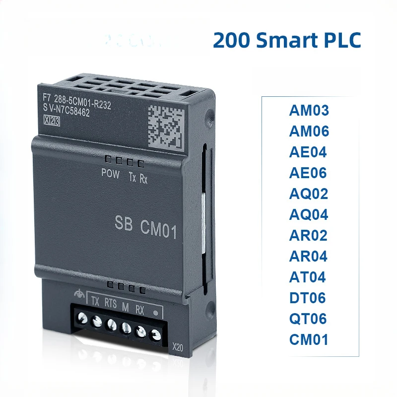 SB CM01 AM03 AE01 DE02 QT02 DT06 AE04 AR02 AT04 AN06 AW01 Signal Board Expansion Module Compatible with Siemens S7 200 Smart PLC
SB CM01 AM03 AE01 DE02 QT02 DT06 AE04 AR02 AT04 AN06 AW01 Signal Board Expansion Module Compatible with Siemens S7 200 Smart PLC