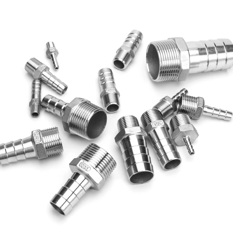 304 Stainless Steel Pagoda Connector 8mm~40mm Hose Barb Connector Hose Tail Thread PC Male Pipe Fittings Coupling Tail Connector
304 Stainless Steel Pagoda Connector 8mm~40mm Hose Barb Connector Hose Tail Thread PC Male Pipe Fittings Coupling Tail Connector
