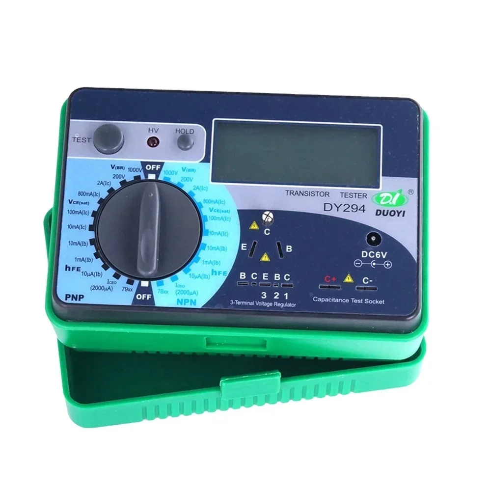 New DY294 Multifunction Digital Transistor Analyzer Tester Digital Display Transistor DC Parameter Tester
New DY294 Multifunction Digital Transistor Analyzer Tester Digital Display Transistor DC Parameter Tester