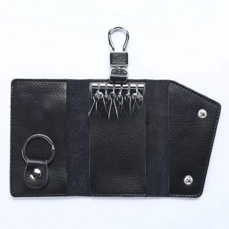 Leather Key Case Compact Elegant Multifunctional Home Use 2026 New Model Women's Cowhide Key Card Key Holder for Men And Women
Leather Key Case Compact Elegant Multifunctional Home Use 2026 New Model Women's Cowhide Key Card Key Holder for Men And Women
