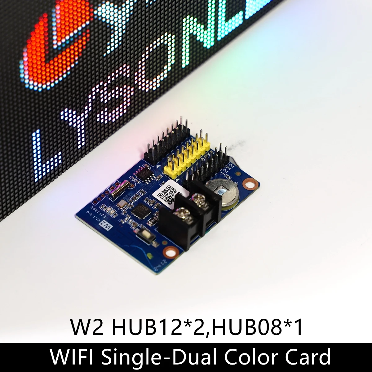 Huidu HD-W2 Replace HD-W02 WIFI Single Two Colors Best Choice For Shop Banner Screen Support P4.75 P10 Module
Huidu HD-W2 Replace HD-W02 WIFI Single Two Colors Best Choice For Shop Banner Screen Support P4.75 P10 Module