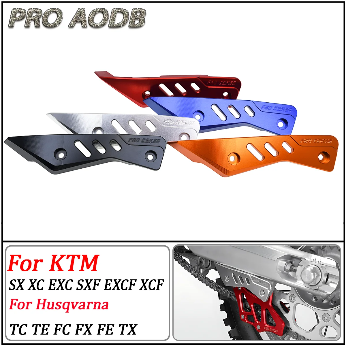 For KTM XCF Husqvarna FE501 GasGas MC Motorcycle CNC Chain Guide anti-collision protection For Sherco SEF 125-500CC For Rieju M
For KTM XCF Husqvarna FE501 GasGas MC Motorcycle CNC Chain Guide anti-collision protection For Sherco SEF 125-500CC For Rieju M