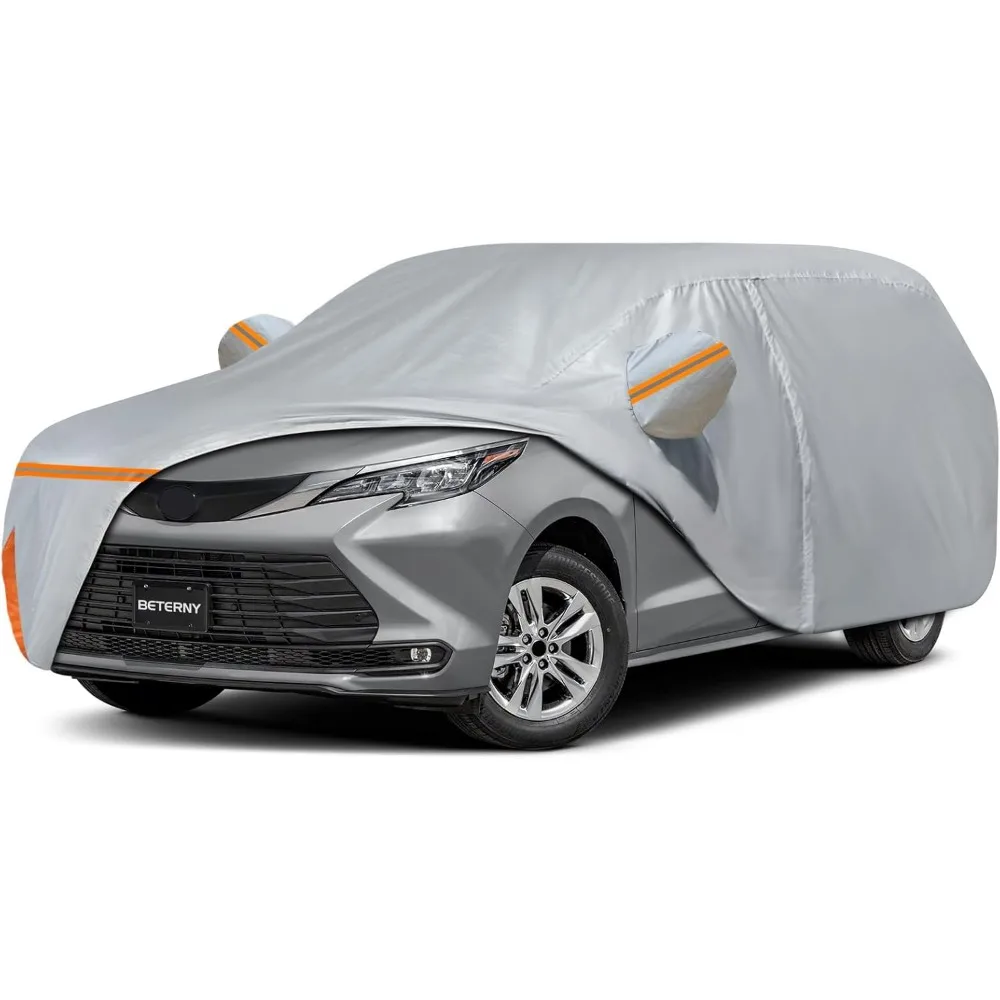 Waterproof Custom-fit Car Cover for Toyota Sienna Minivan, All-Weather Protection with Door Zipper and Cotton Lining
Waterproof Custom-fit Car Cover for Toyota Sienna Minivan, All-Weather Protection with Door Zipper and Cotton Lining