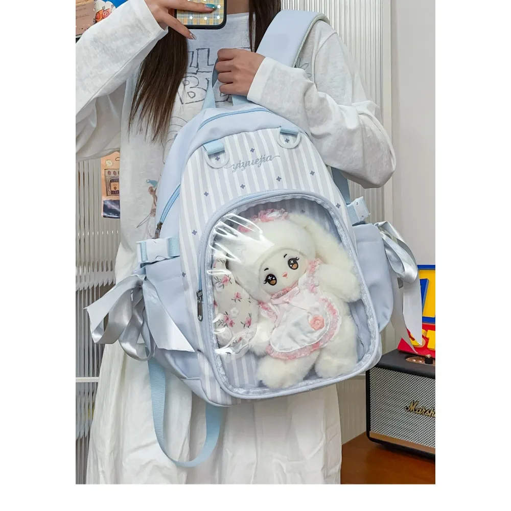 New Sweet and Cute Ulzzang Ita Bag Anime Convention Dolls Bag Daily Commuter Backpack Large Capacity Women's Fashion Backpack
New Sweet and Cute Ulzzang Ita Bag Anime Convention Dolls Bag Daily Commuter Backpack Large Capacity Women's Fashion Backpack