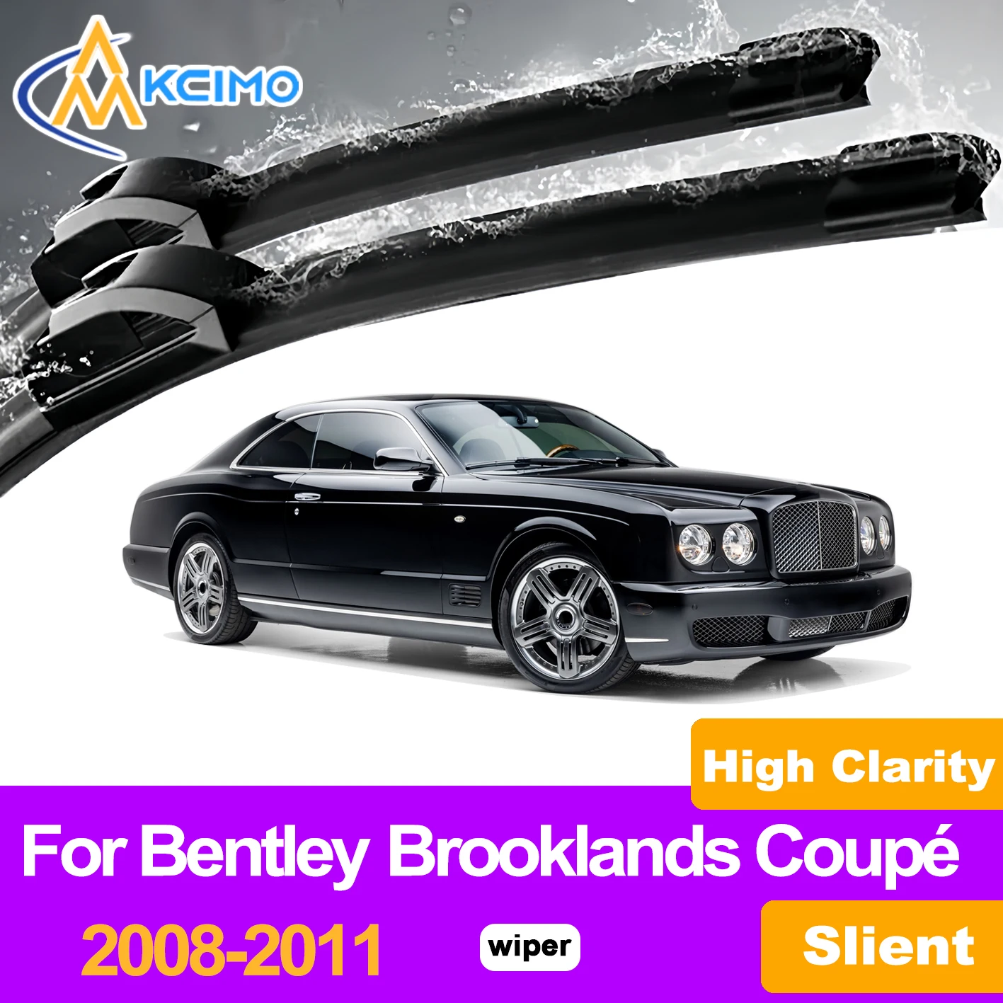 KCIMO 2PCS Front Windshield Wiper Blades For Bentley Brooklands Coupé 2008-2011, Water Repellent No Chattering No Streaking
KCIMO 2PCS Front Windshield Wiper Blades For Bentley Brooklands Coupé 2008-2011, Water Repellent No Chattering No Streaking