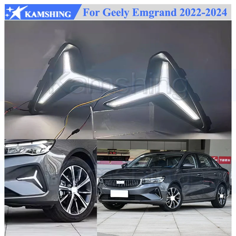 Kamshing 1 Set Modifying LED Daytime Running Light DRL For Geely Emgrand 2022-2024 Front Fog Light Fog Lamp Daytime Light
Kamshing 1 Set Modifying LED Daytime Running Light DRL For Geely Emgrand 2022-2024 Front Fog Light Fog Lamp Daytime Light
