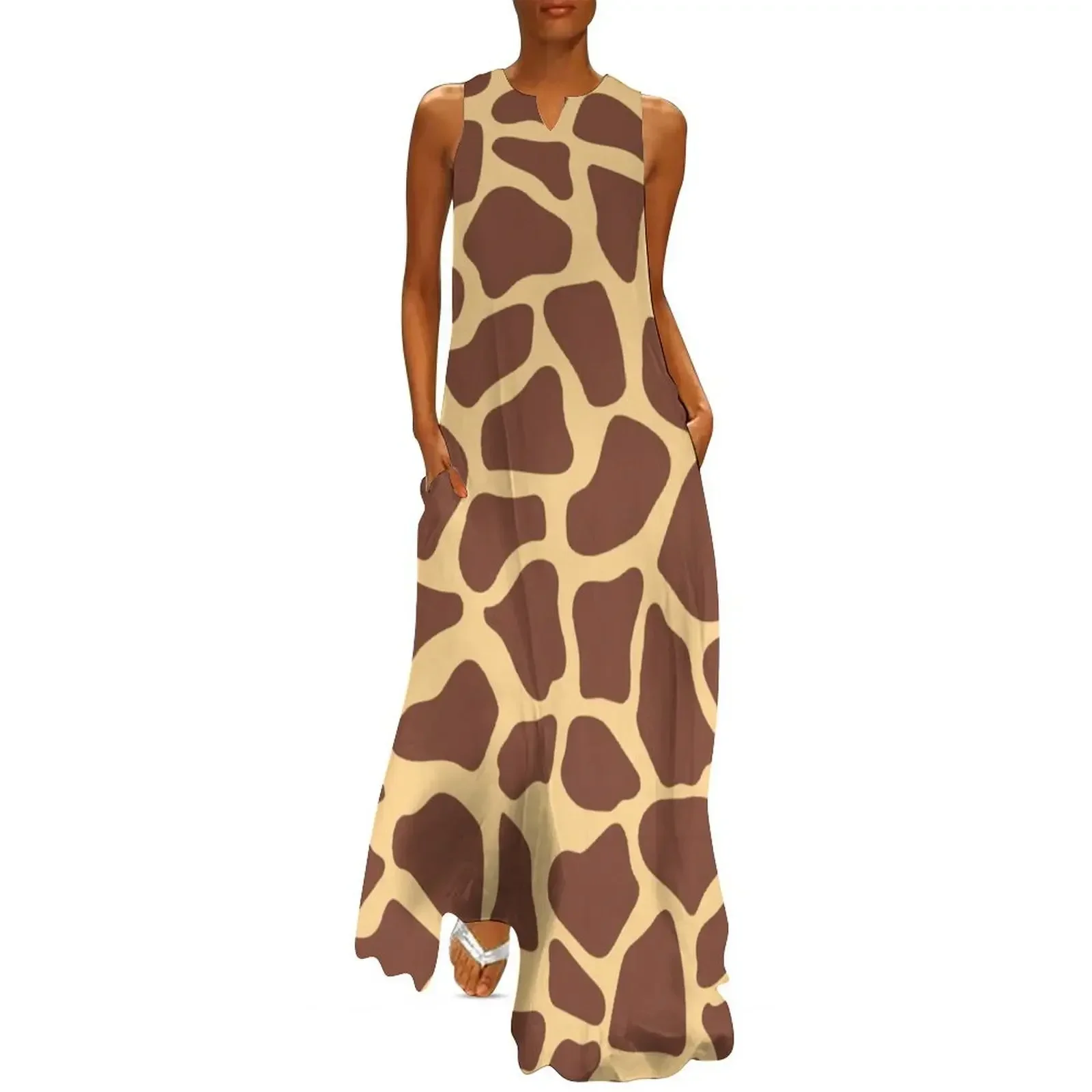 Giraffe print Long Dress dresses korean style Women's summer suit Women's summer skirt Women's clothing Dress
Giraffe print Long Dress dresses korean style Women's summer suit Women's summer skirt Women's clothing Dress