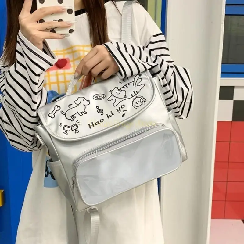 X90D Japanese Graffiti Print Backpack Shoulder Crossbody Bags For College Students And Anime Convention Event
X90D Japanese Graffiti Print Backpack Shoulder Crossbody Bags For College Students And Anime Convention Event