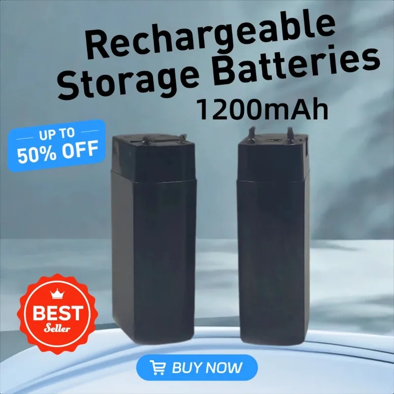 4V 1200mAh Rechargeable Storage Batteries for LED Lamp Headlights Flashlights Electric Mosquito Swatter Lead Acid Battery
4V 1200mAh Rechargeable Storage Batteries for LED Lamp Headlights Flashlights Electric Mosquito Swatter Lead Acid Battery