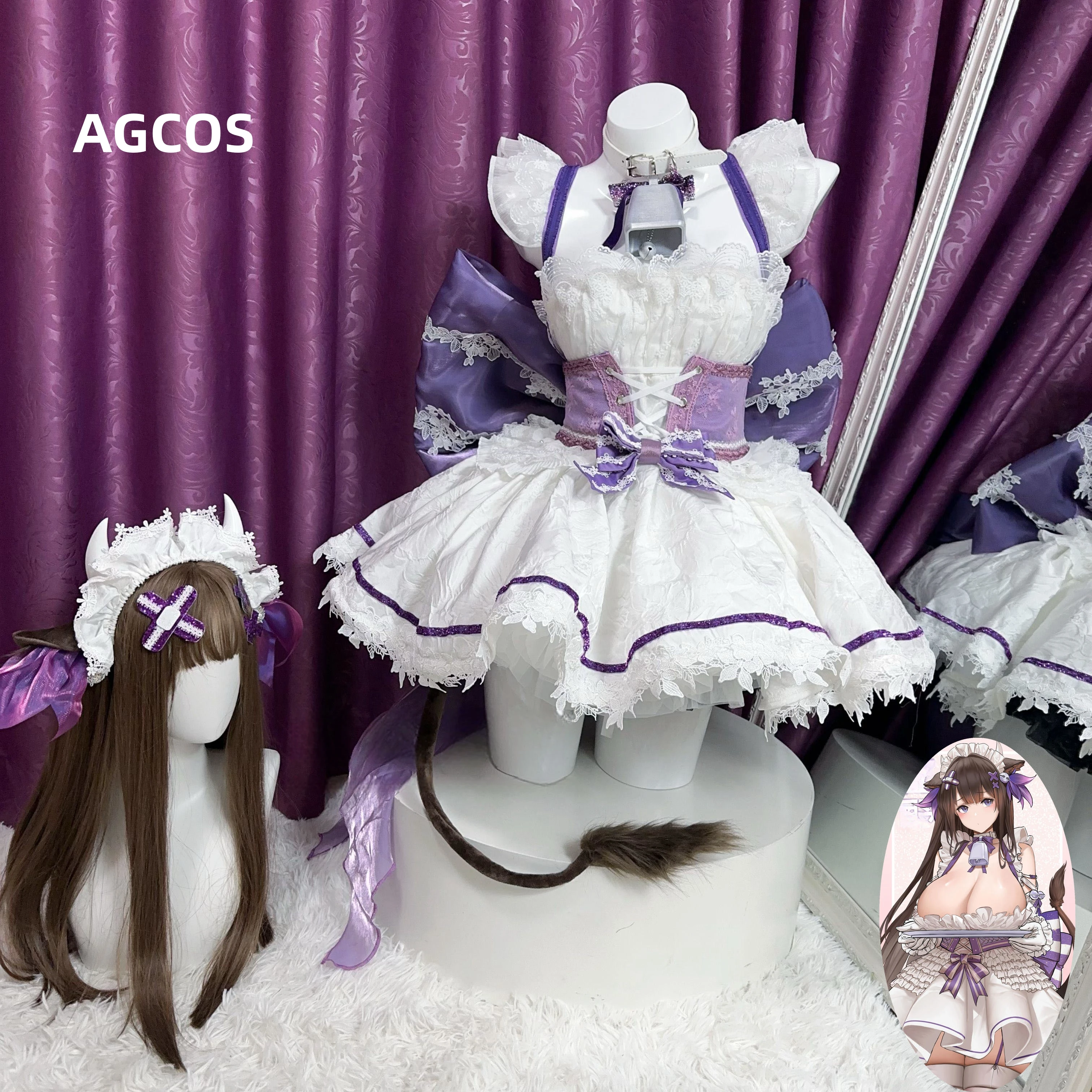 AGCOS Customsized Azur Lane IJN Kashino Doujin Maid Cosplay Costume Christmas Lovely Dress Game IJN Kashino Cosplay
AGCOS Customsized Azur Lane IJN Kashino Doujin Maid Cosplay Costume Christmas Lovely Dress Game IJN Kashino Cosplay