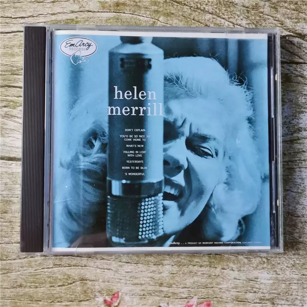 CD Хелен Меррилл. Записано 22 декабря 1954 года. Покладывается в категорию Cool Jazz / Vocal Jazz.
CD Хелен Меррилл. Записано 22 декабря 1954 года. Покладывается в категорию Cool Jazz / Vocal Jazz.