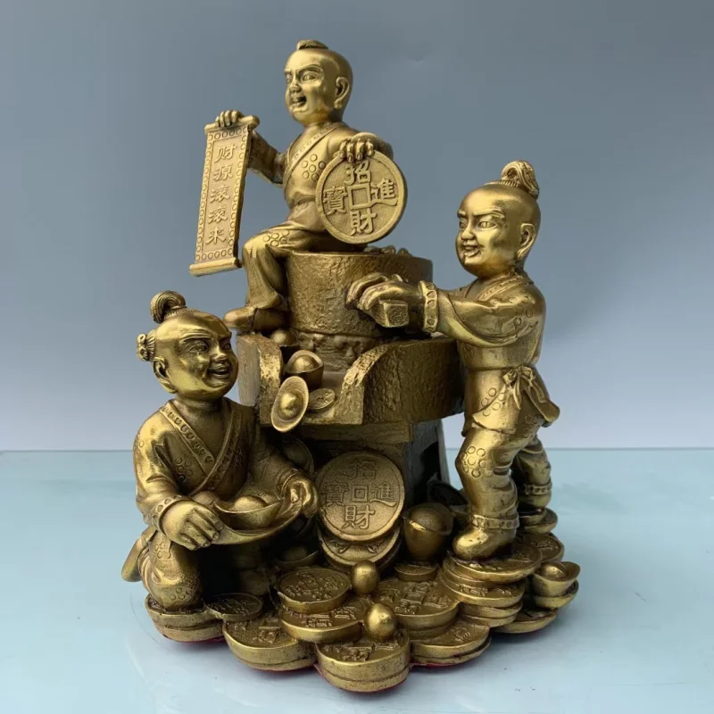 Латунная фигурка Fortune для сбора богатства, благоприятная детская подарочная фигурка Ruyi
Латунная фигурка Fortune для сбора богатства, благоприятная детская подарочная фигурка Ruyi