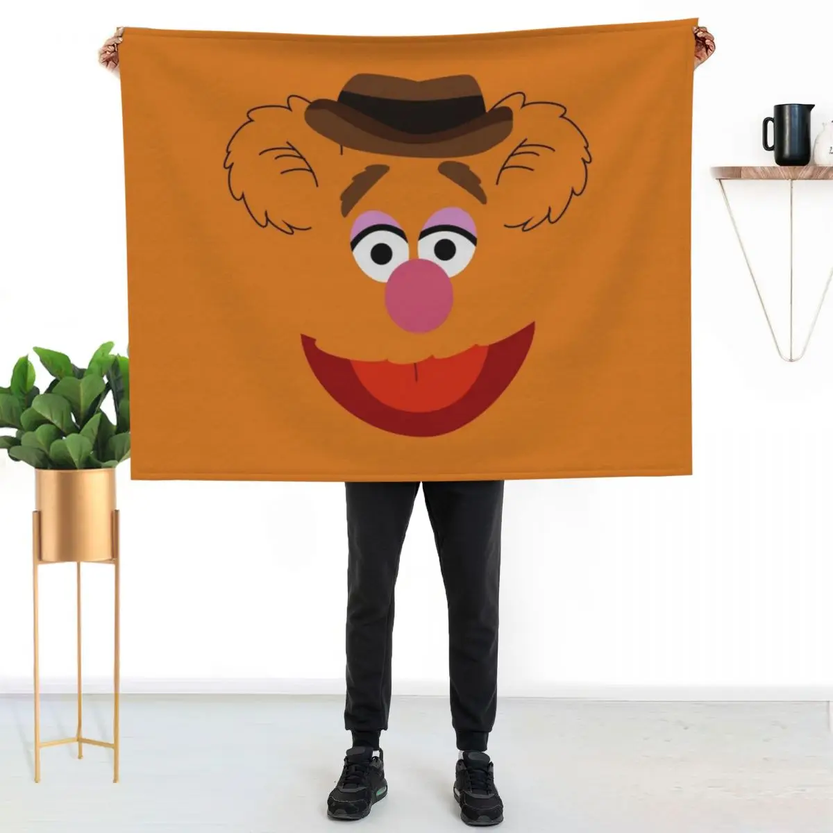 Fozzie Bear Throw Blanket Soft Sherpa Fleece Warm Blanket for Winter
Fozzie Bear Throw Blanket Soft Sherpa Fleece Warm Blanket for Winter