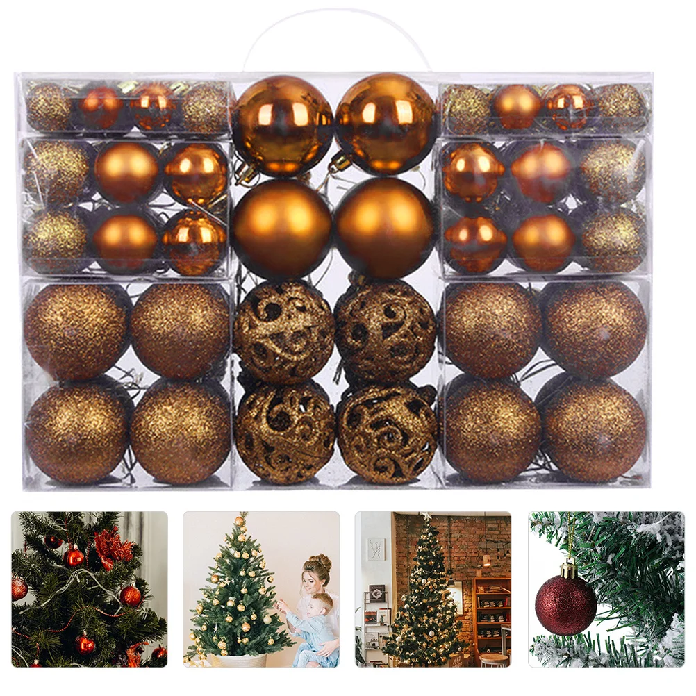 100Pcs Christmas Ball Tree Pendants Creative Hanging Decoration Christmas Ornaments Holiday Home Party Decor Xmas Tree Pendant
100Pcs Christmas Ball Tree Pendants Creative Hanging Decoration Christmas Ornaments Holiday Home Party Decor Xmas Tree Pendant